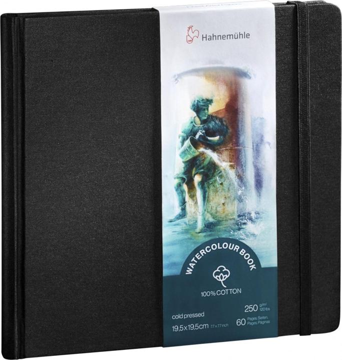 Actual product image Hahnemühle Watercolour Book (Quadrate, Plain, Hardcover)