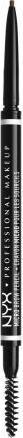Actual product image NYX Professional Make-Up Micro Brow Pencil (Brunette)