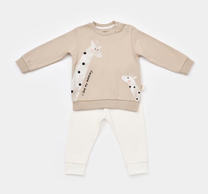 BabyCosy Set aus Hose und langärmeligem Hemd