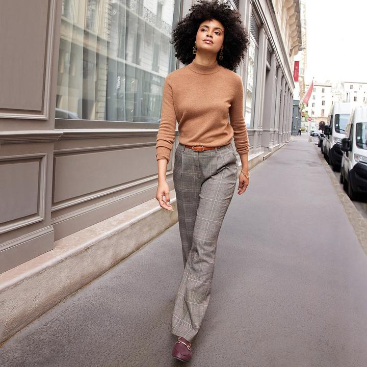 Actual product image Anne Weyburn Stand-up collar jumper (40, 42)