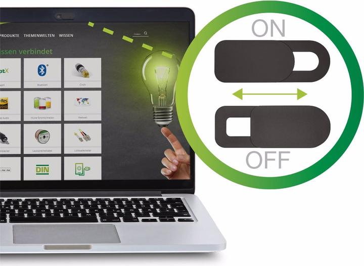 Image du produit InLine Webcam Slider Abdeckung 2er Pack