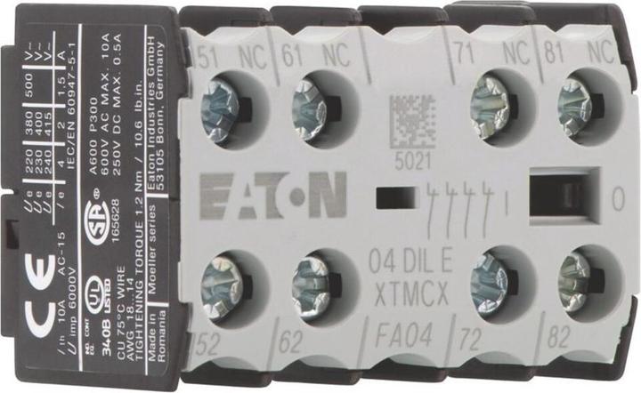 Image du produit Eaton Bloc de contacts auxiliaires 4 NF