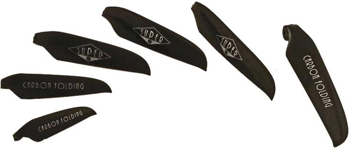 Image du produit Super carbon folding pales de rechange 6x3" 15/8cm noir 2pcs hélice, 6mm racine de la pale
