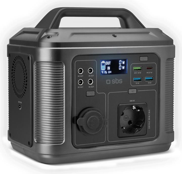 Actual product image SBS Portable charging station 64,000 mAh at 300 Watts of power (64000 mAh, 300 W)