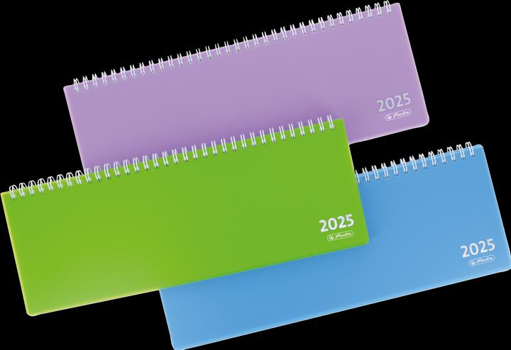 Produktbild Herlitz Schreibtischkalender transluz. 2025 m. Registerschn., Querformat, f.s.