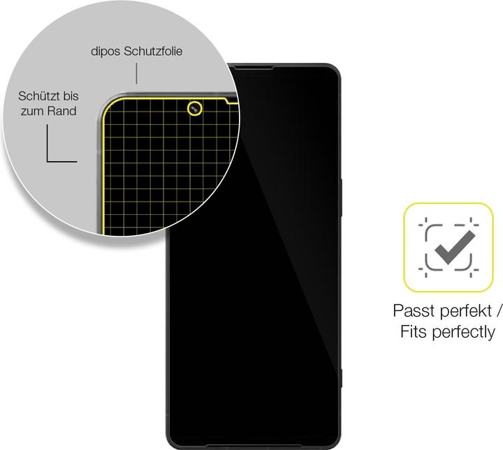 Immagine prodotto Dipos 3D Full-Cover Pellicola Protettiva (1 Pezzo/i, Sony Xperia 1 VI)