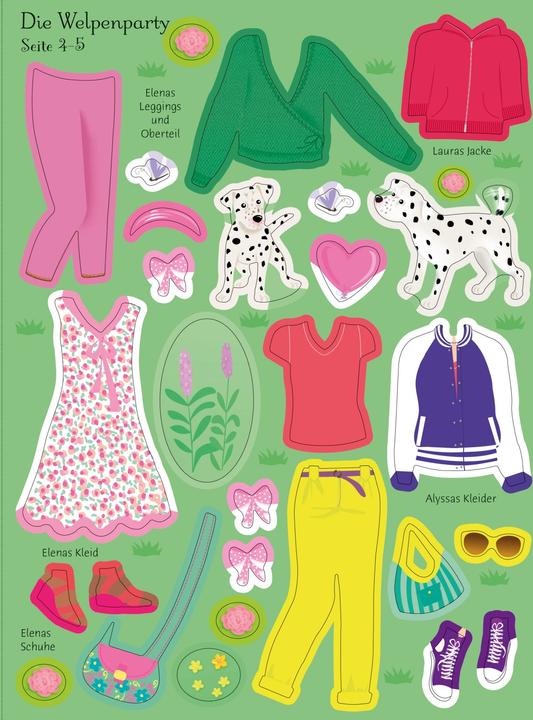 Immagine prodotto Il mio grande libro di adesivi della bambola vestita: I miei cani e i miei gatti