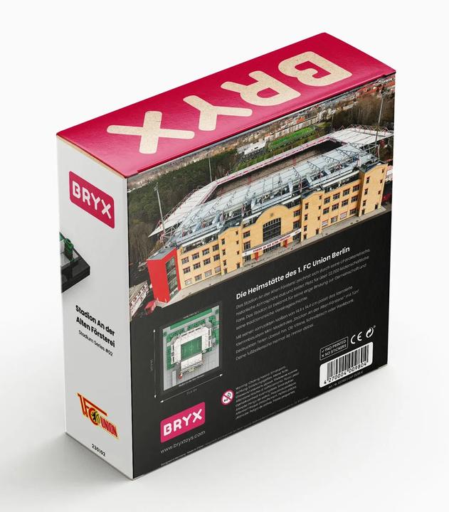 Immagine prodotto Bryx Stadion An der Alten Försterei / 1. FC Union Berlin - Modello di stadio in miniatura