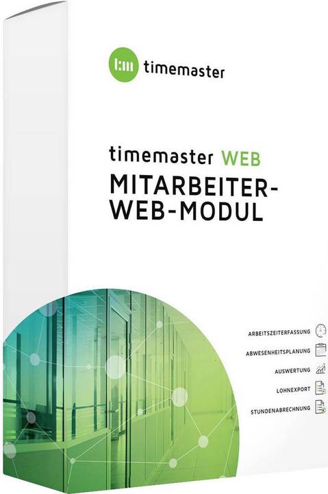 Produktbild Timemaster Zeiterfassung WEB Starterset "Office & PC" weiss