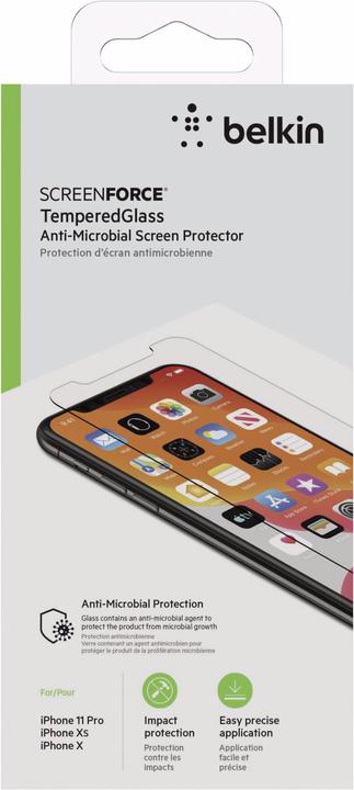 Produktbild Belkin ScreenForce (1 Stück, Apple iPhone XS, Apple iPhone X, Apple iPhone 11 Pro)