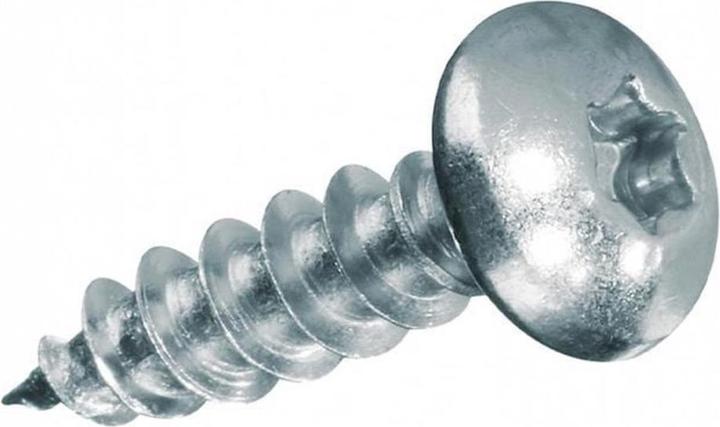 Immagine prodotto Krafter Viti per truciolare a testa bombata 4 x 35 mm in acciaio, 14 pezzi. (1 Viti per pezzo)