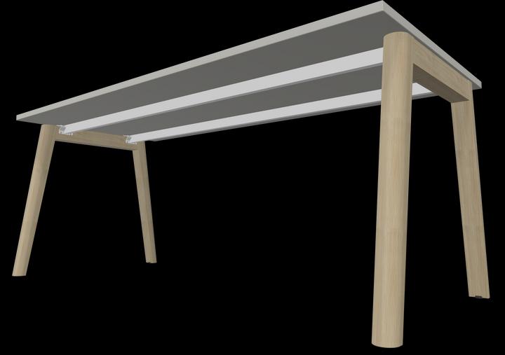Actual product image Narbutas Nova Wood desk (1800 x 800 x 740 mm)