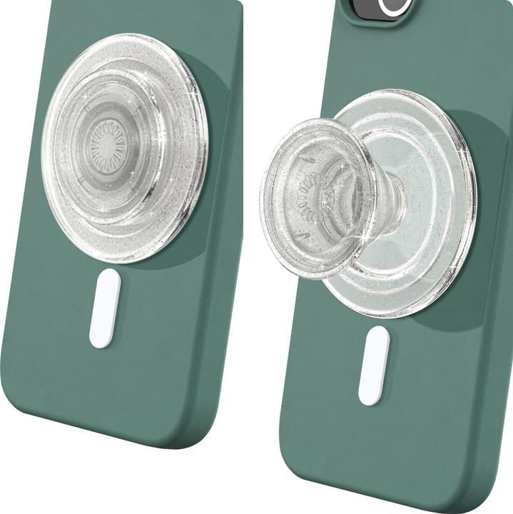 Image du produit PopSockets PopGrip pour MagSafe Clear Glitter