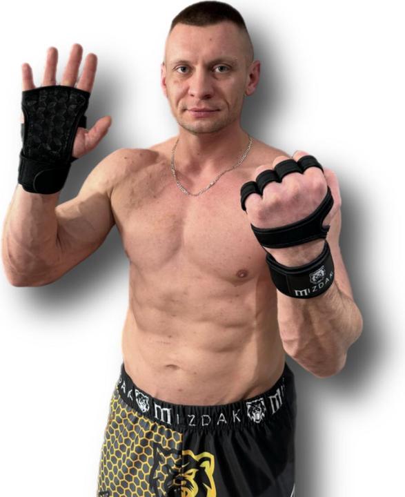 Actual product image Mizdak MMA Fingerless fitness gloves (M)