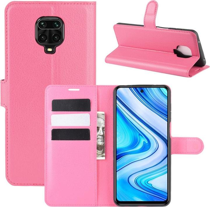 Produktbild Cover-Discount Xiaomi Redmi Note 9 Pro - Leder Etui Hülle pink (Xiaomi Redmi Note 9 Pro, Xiaomi Redmi Note 9 Pro Max, Xiaomi Redmi Note 9S)