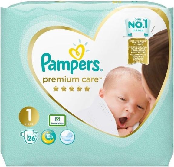 Image du produit Pampers Premium Care (Taille 1, Pack, 26 pièce(s))