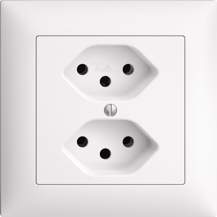 Immagine prodotto Feller EDIZIOdue presa 2xT13, UP, bianco