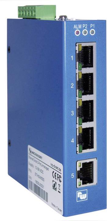 Actual product image Wachendorff Industrial Ethernet Switch Gigabit (5 Ports)