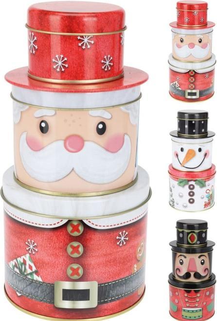 Produktbild AM/63 3-er Set Gebäckdosen - stapelbar - 1 Set