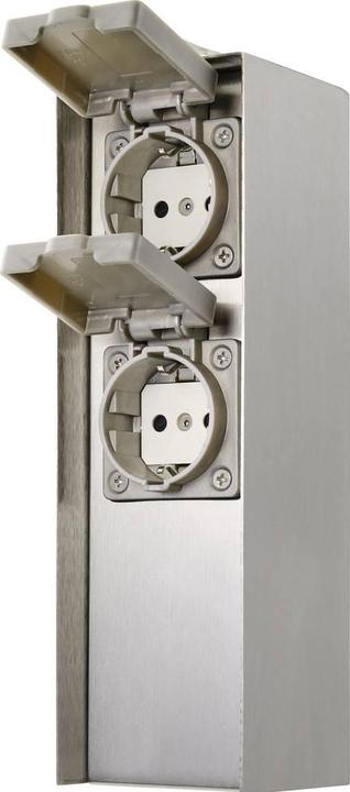 Actual product image Sygonix SY-4979748 Garden socket stainless steel