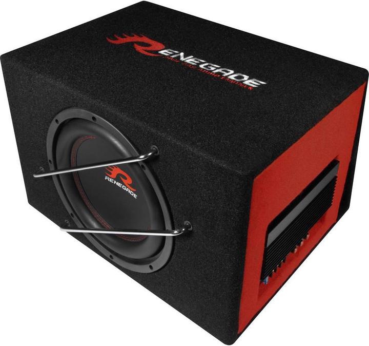 Renegade Auto Subwoofer aktiv 25 cm (10") Aktiv Bassreflex System (400 W)