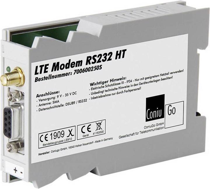 Image du produit Coniugo 700600250S Modem LTE 9 V/DC, 12 V/DC, 24 V/DC, 35 V/DC