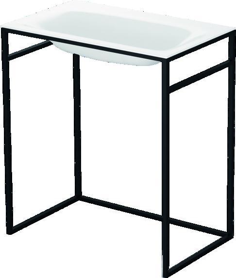 Produktbild Bette Lux Shape Einbau-Waschtisch für Waschtisch-Gestell, mit Hahnloch, A171 800 x 495 mm (800 mm, 800 mm)