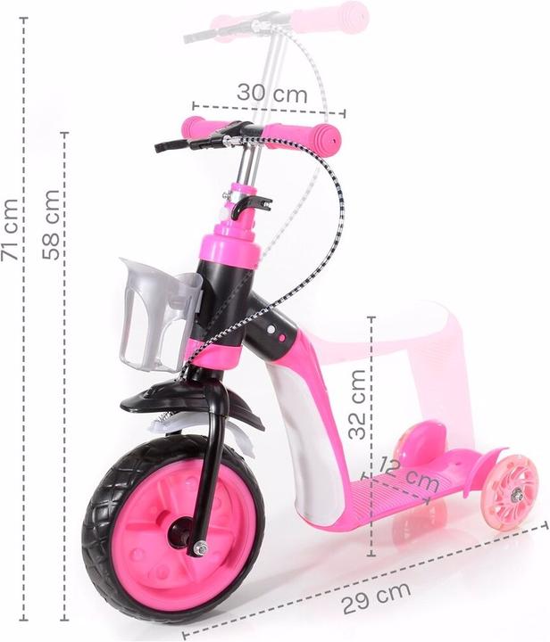 Actual product image Baby Plus Scooter 2in1