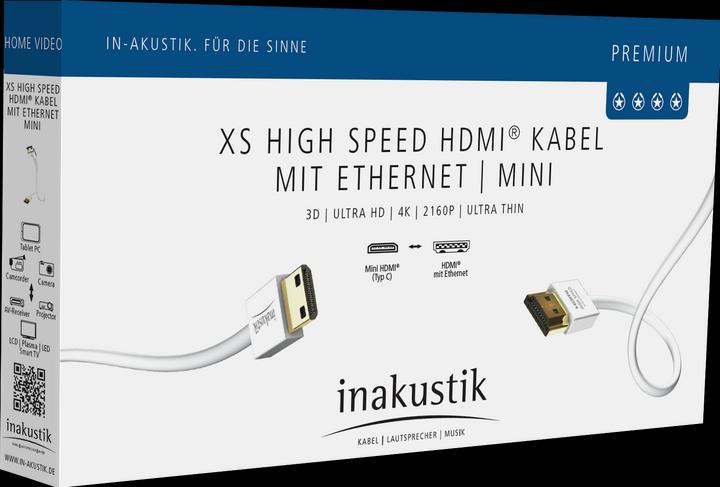 Actual product image Inakustik mini HDMI (Typ C) — HDMI (Typ A) (5 m, HDMI)