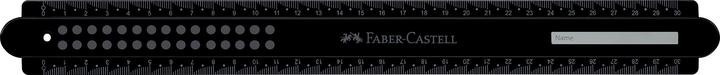 Actual product image Faber-Castell Ruler Dots 30.0 cm, black (300 mm)