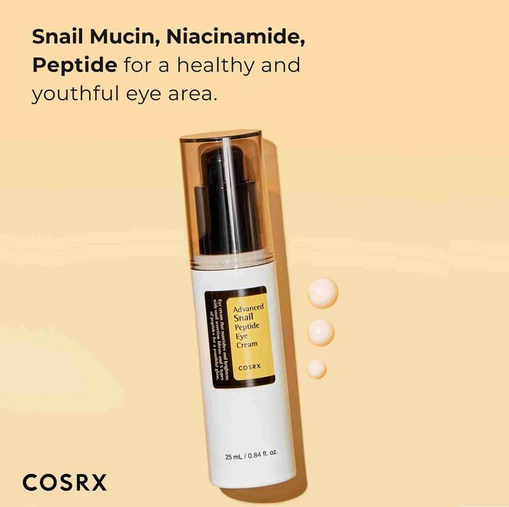 Produktbild Cosrx Advanced Snail Peptide Eye Cream (Crème, 25 ml, Tag, Nacht)