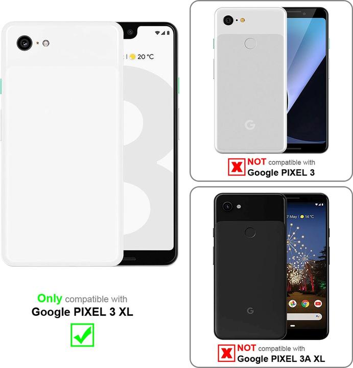 Actual product image Cadorabo Book Invisible Magnet Cover (Google Pixel 3 XL)