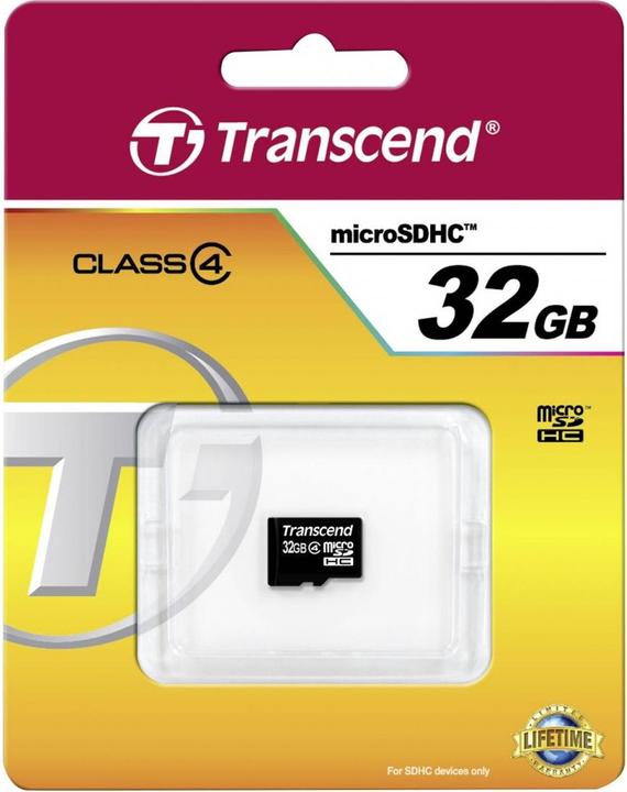 Produktbild Transcend microSDHC Card (32 GB, microSDHC)