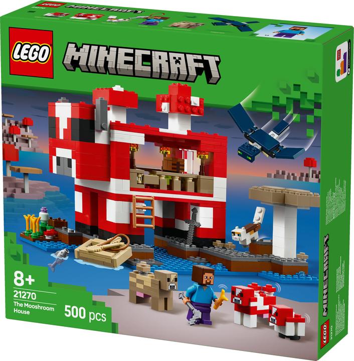Immagine prodotto LEGO Das Pilzkuh-Haus (21270, LEGO Minecraft)