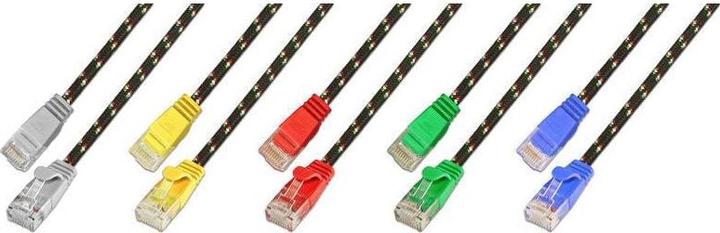 Immagine prodotto Wirewin Cavo di rete con rivestimento in nylon (UTP, CAT6, 2 m)
