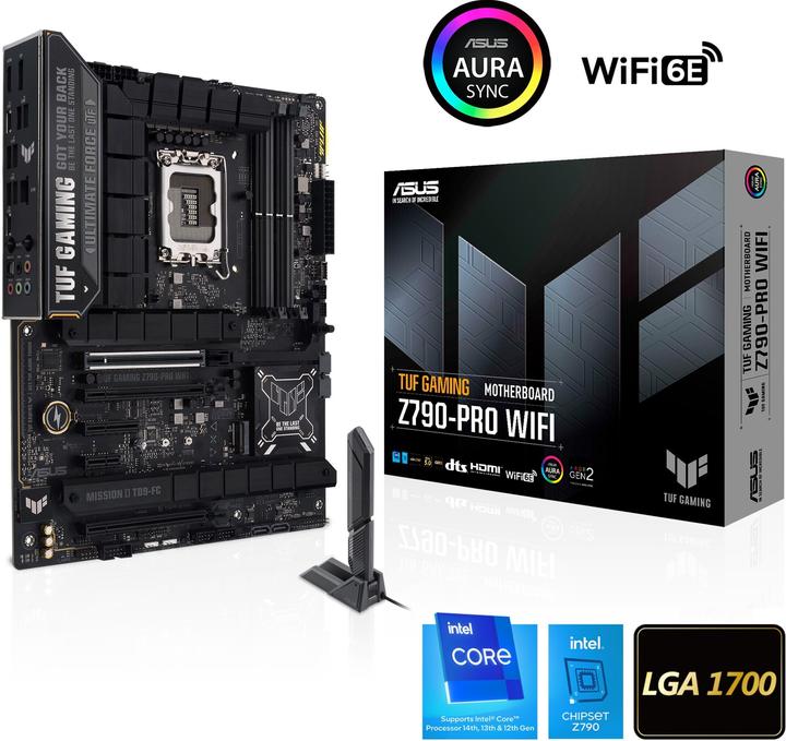 Produktbild ASUS TUF GAMING Z790-PRO WIFI (LGA 1700, Intel Z790, ATX)