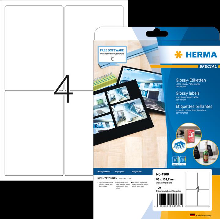Immagine prodotto HERMA Etichette lucide A4
