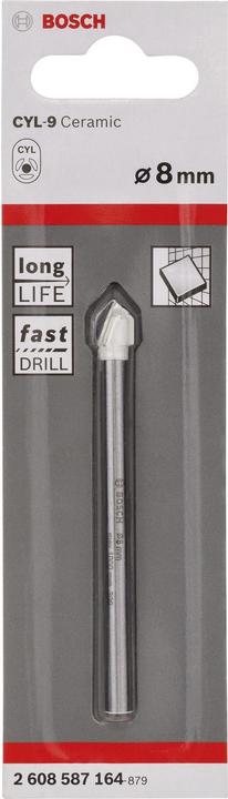 Produktbild Bosch Professional Zubehör Fliesenbohrer CYL-9 Ceramic, 8 x 80 mm (8 mm)