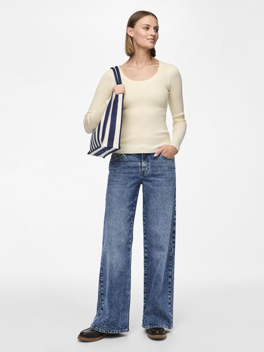 Actual product image Pieces Pcmira Ls U-Neck Knit Noos Bc (L)