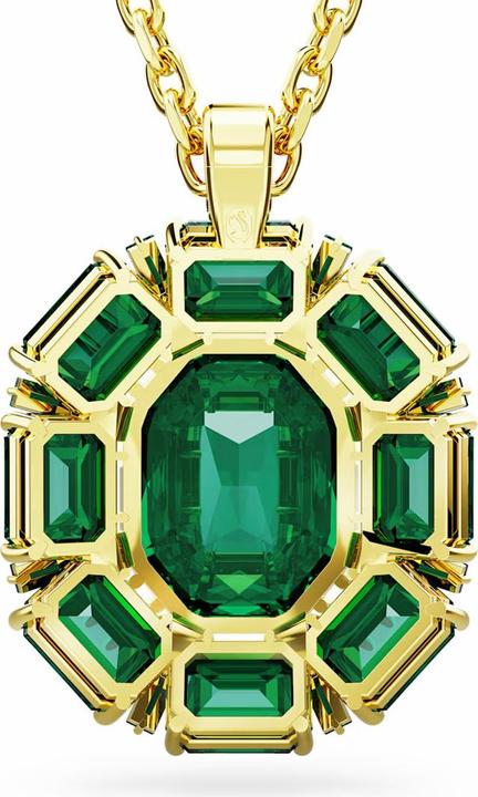 Actual product image Swarovski Millenia Necklace Various Cuts Green Gold (Metal with gold alloy coating, 80 cm)