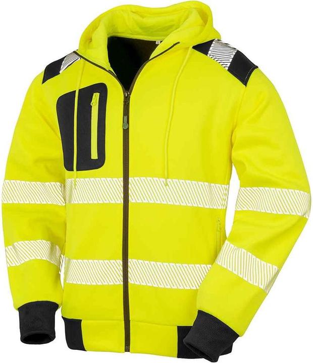 Result Robust Hoodie mit durchgehendem Reissverschluss Sicherheit