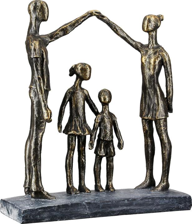 Casablanca by Gilde Skulptur Familie schützende Hände