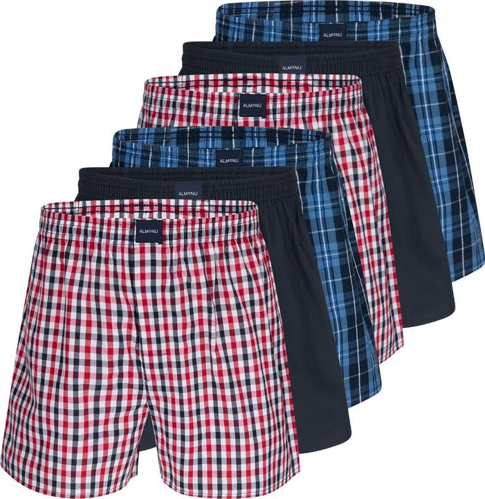 Rot, Navy karriert