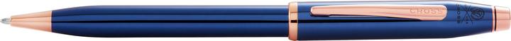 Produktbild Cross Drehkugelschreiber Century II Transluzent Blau Rosegold Beschlägen Geschenkbox (Blau, 1 x)