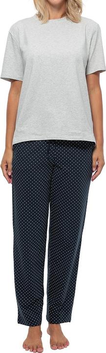 Gris, Bleu à pois