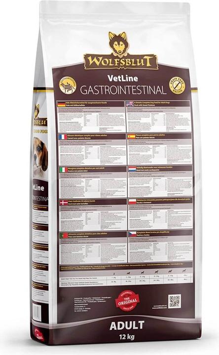 Immagine prodotto Wolfsblut VetLine Gastrointestinal cibo secco per cani 12 kg (Adulto, 1 pz., 12000 g)