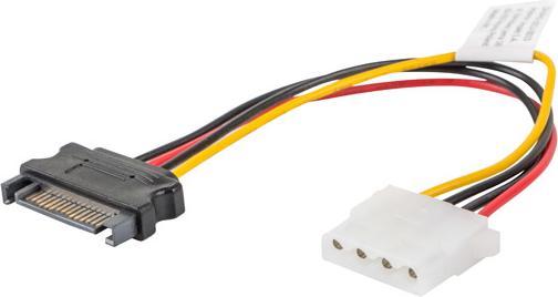 Immagine prodotto Lanberg Cavo SATA zasilający - Molex M/F 15cm