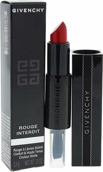 Image du produit Givenchy Rouge Forbidden Satin Lipstick 14 Redlight 3.4g (14 Redlight)