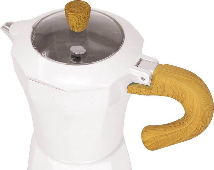 Actual product image Jocca Electric espresso coffee machine in white for up to 6 cups with 360° rotating head (6 T.)