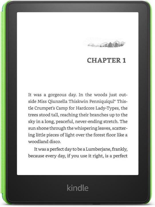 Actual product image Amazon Kindle Paperwhite Kids (11th Generation) - 2021 (6.80", 8 GB, Jewel Forest)